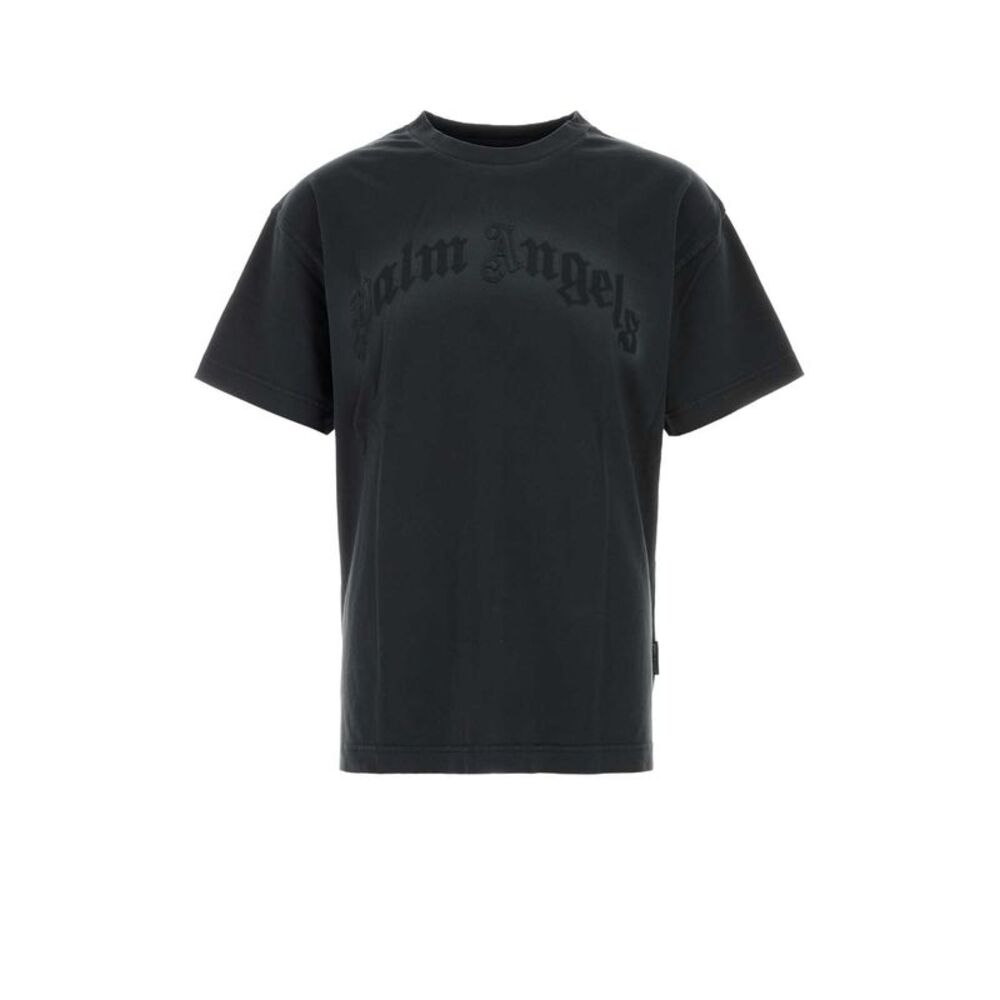 Palm Angels Men Slate Cotton T-Shirt